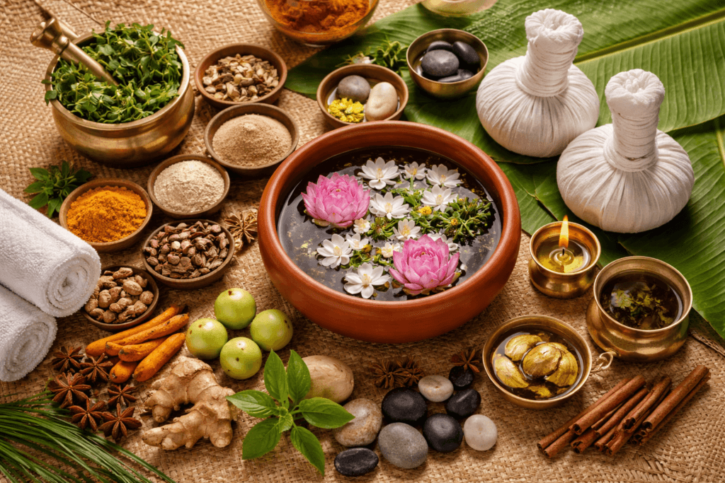 Authentic Ayurvedic herbs and spices